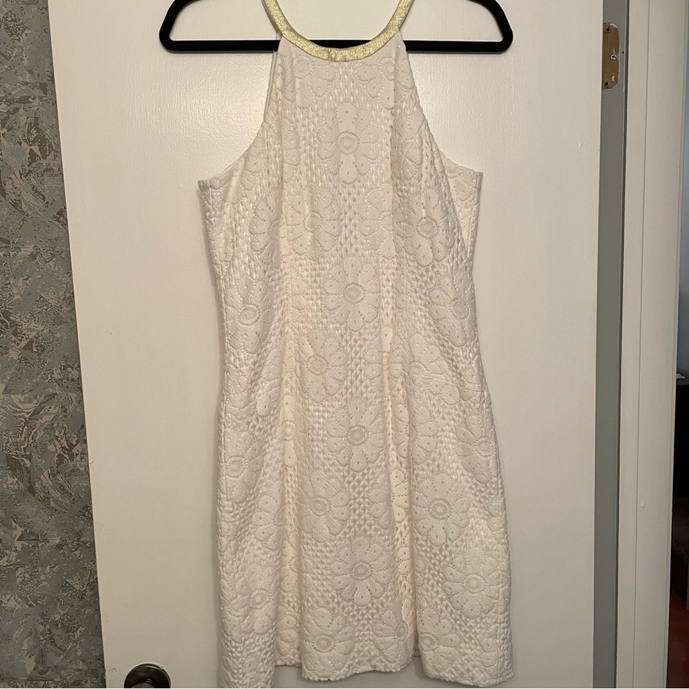 Lilly Pulitzer White Crochet Dress